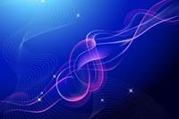 pic for Blue Vector Waves 480x320